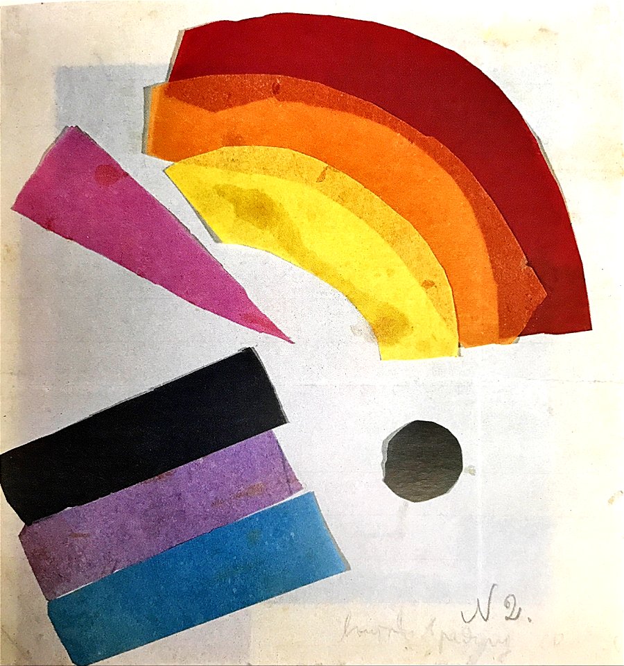 Non-Objective Composition 2 (Rozanova, 1915)