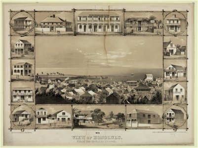 No. 3. View of Honolulu. From the Catholic church LCCN2003681553
