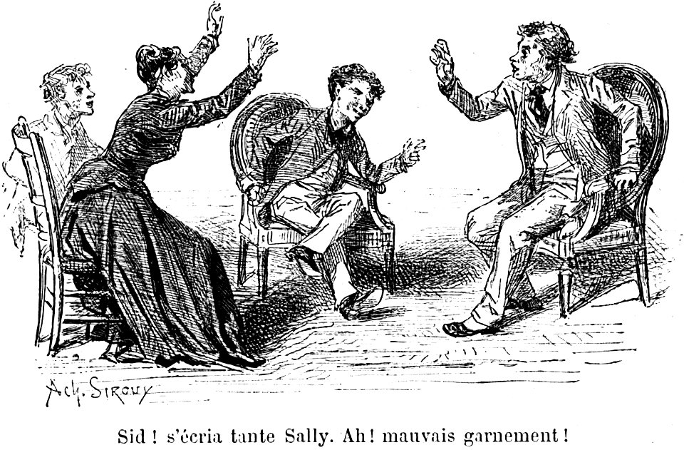 Mark Twain Les Aventures de Huck Finn illustration p223