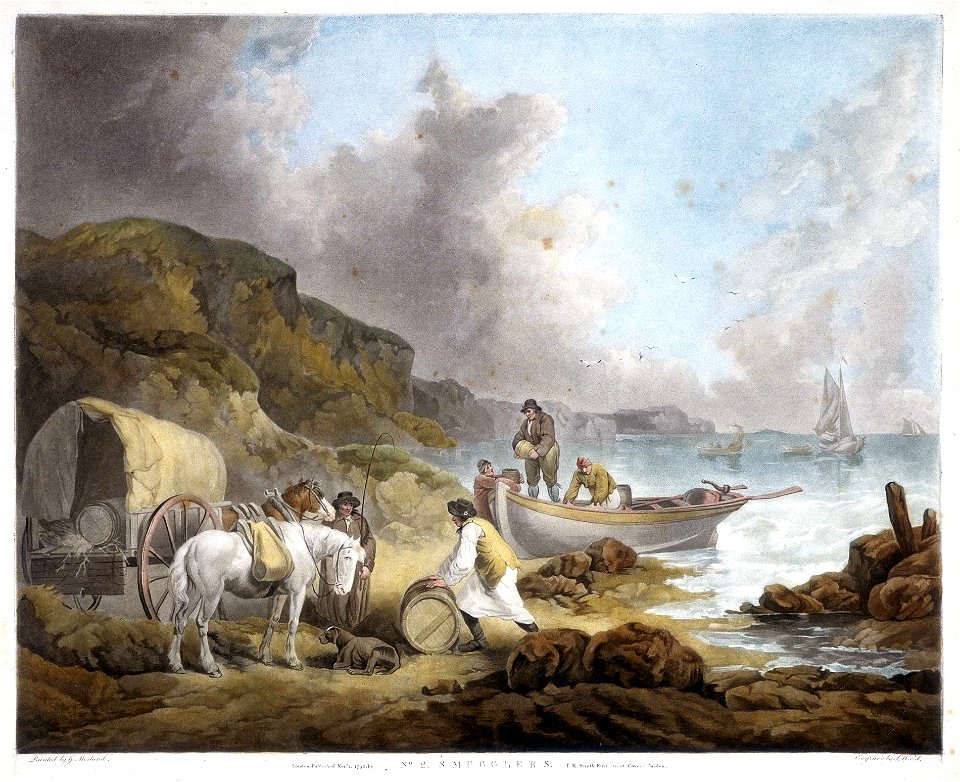 No.2. Smugglers (caricature) RMG D3706
