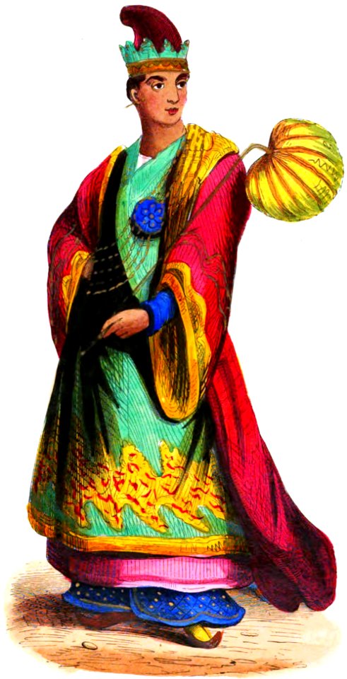 Noble Birman (Asie). Auguste Wahlen. Moeurs, usages et costumes de tous les peuples du monde. 1843
