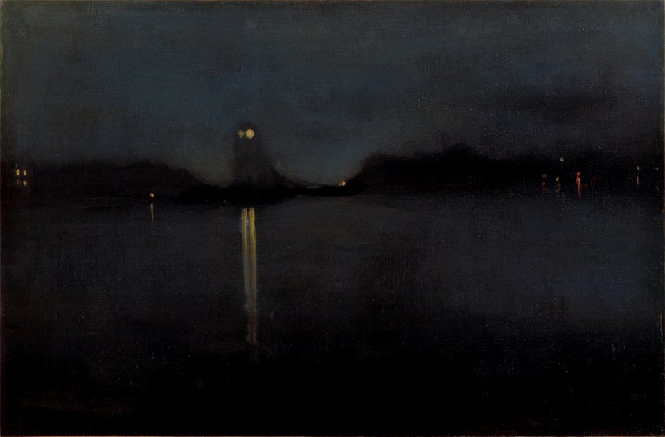 Nocturne by James Abbott McNeil, 1870-1877