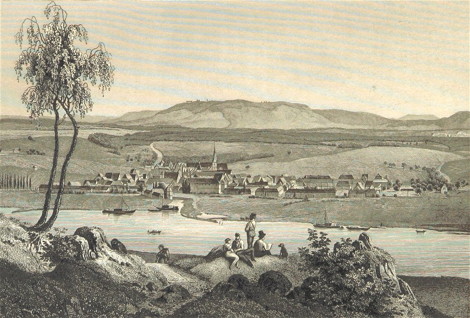 Marktsteft Stahlstich 1847