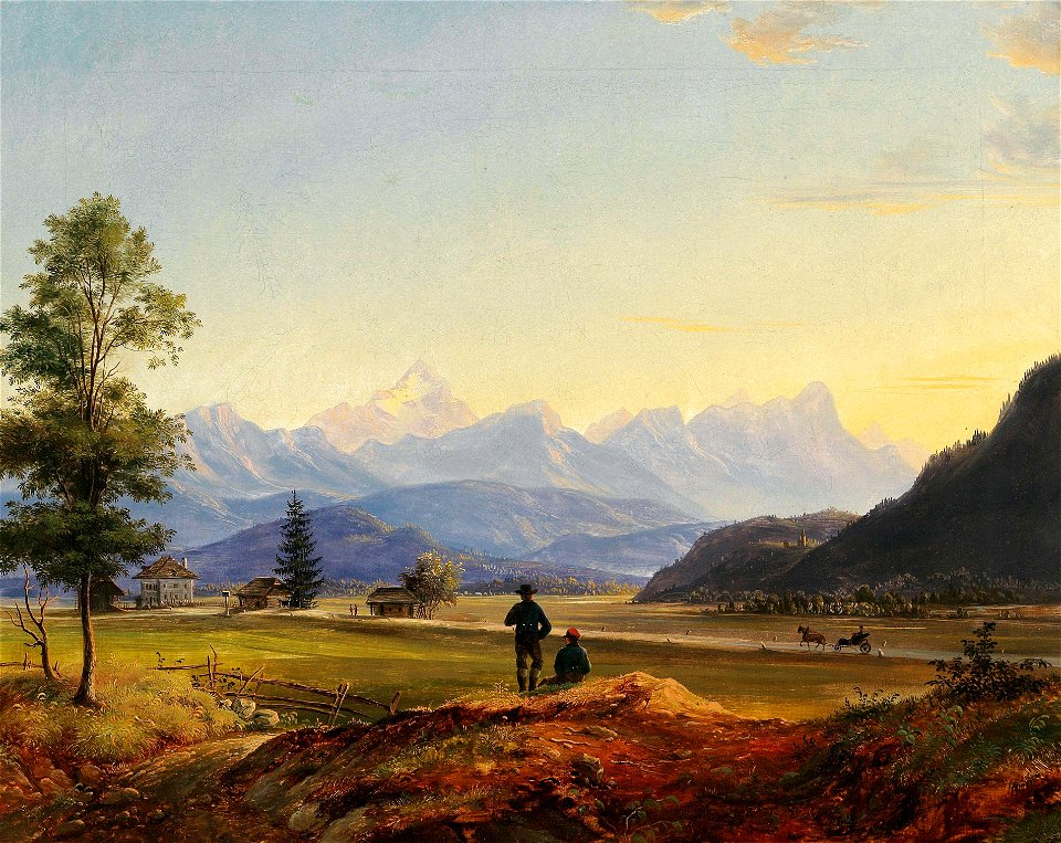 Markus Pernhart - A view of Triglav and Mittagskogel