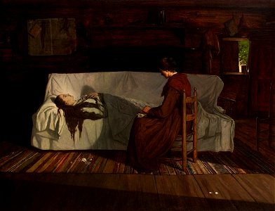 'Forgiven' by Thomas Satterwhite Noble, c 1872