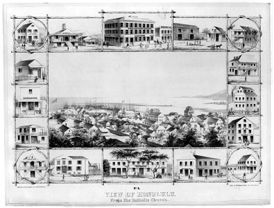 No. 4. View of Honolulu. From the Catholic church LCCN2003681554