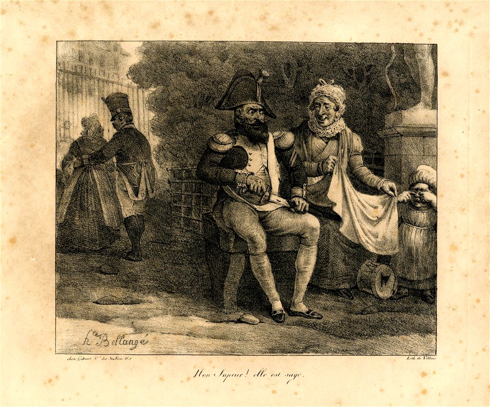 Non, sapeur, elle est sage (BM 1880,0508.206)