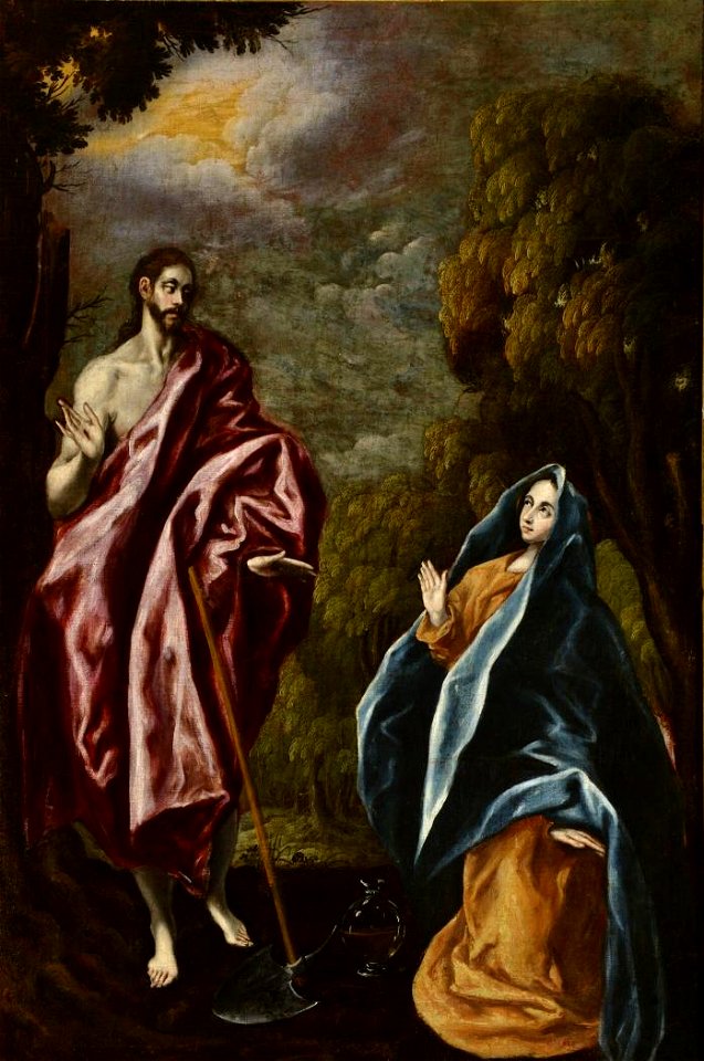 Noli me tangere, de Jorge Manuel Theotocópuli (Museo Lázaro Galdiano, Madrid)
