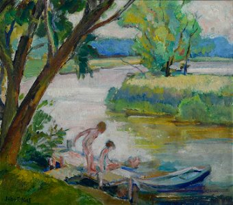 Nude Bathers by John Thomas Nolf