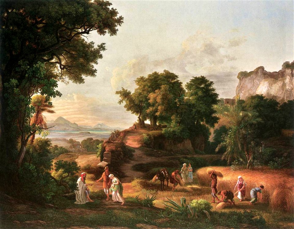 Markó, Károly - The Meeting of Ruth and Boaz (1857)