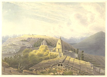 No.1 View of Almorah, looking to the S.W