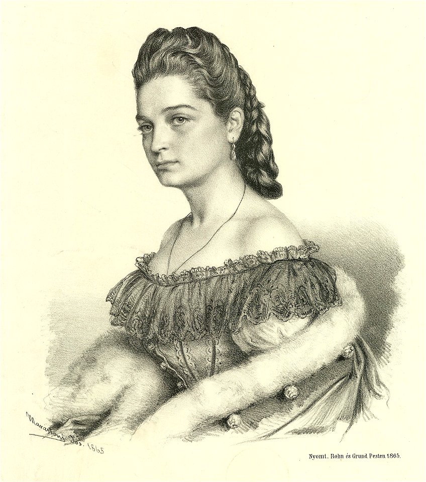 Marastoni Portrait of Ilka Markovits 1865