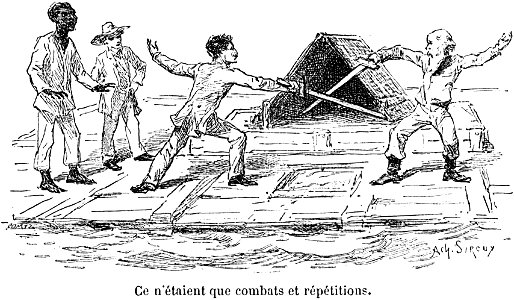 Mark Twain Les Aventures de Huck Finn illustration p155