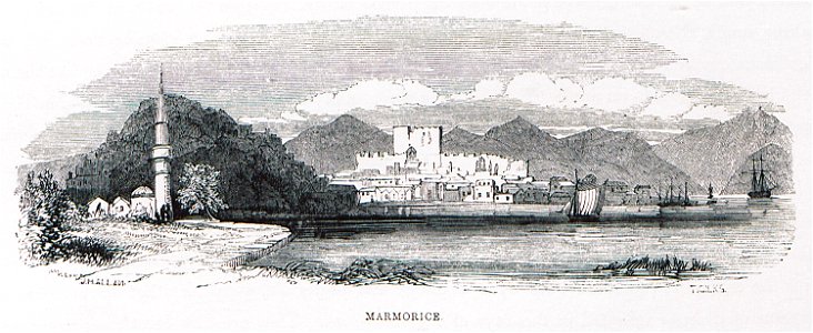 Marmorice - Allan John H - 1843. Free illustration for personal and commercial use.