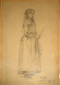 Noia amb vel - Joan Brull i Vinyoles (1863-1912)
