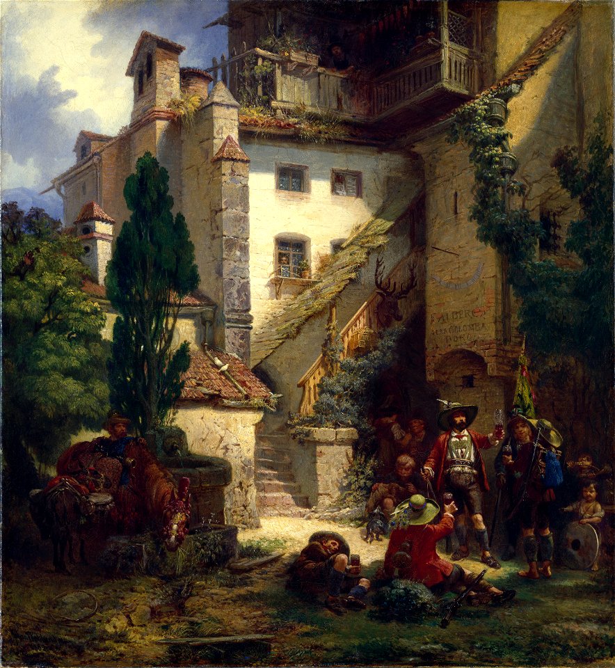 Marksmen in Merano (Johan Christoffer Boklund) - Nationalmuseum - 17942