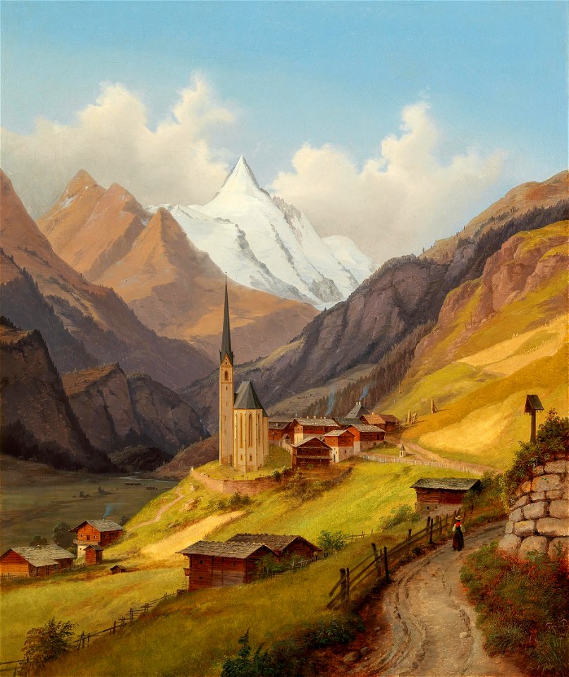 Markus Pernhart - Heiligenblut with a View of Grossglockner - Free ...