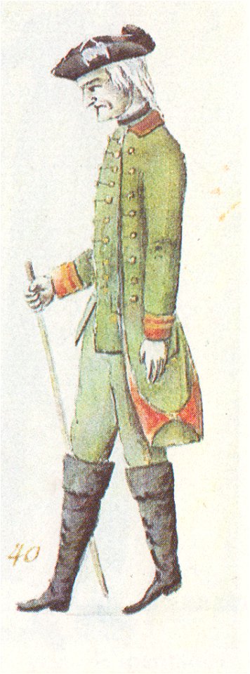 Non-commissioned officer of Riga garrison by Brotze