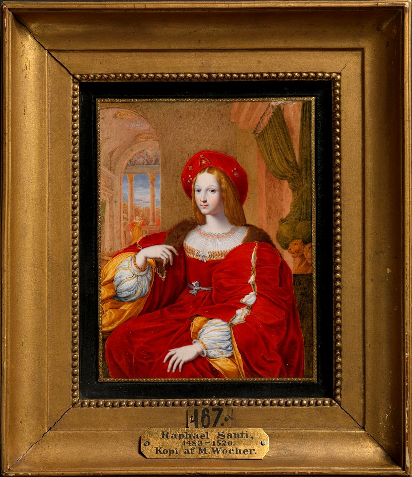 Marquard Wocher - Portrait of Joanna, Queen of Castile - NG.M.00084 - National Museum of Art, Architecture and Design