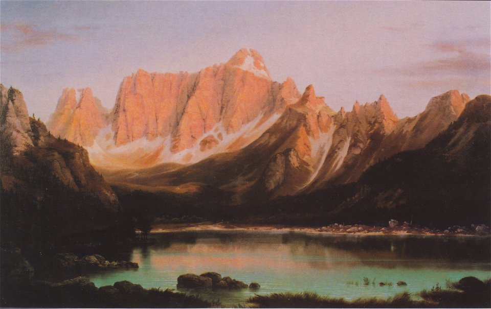 Markus Pernhart - Weißenfelsersee mit Mangart