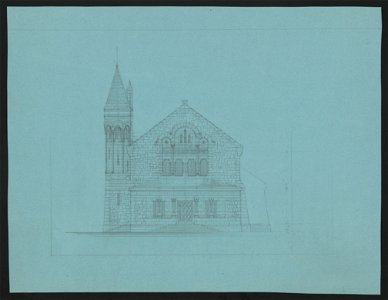 Marquand Chapel, Princeton, New Jersey. First floor plan LCCN2015649868