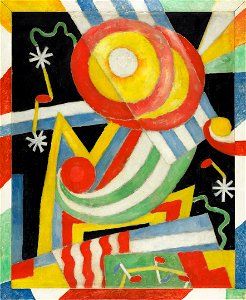 Marsden Hartley - Painting No. 3 - ASC.2012.61 - Crystal Bridges Museum of American Art. Free illustration for personal and commercial use.