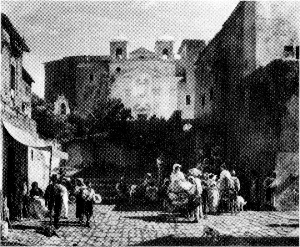 Market Day in an Italian Town by Oswald Achenbach Rijksdienst voor het Cultureel Erfgoed B517