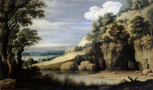 Marten Rijckaert - Landschap met een meer - ГЭ-3440 - Hermitage Museum