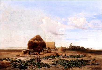 Markó, Ferenc - Harvesting Watermelons (1852)