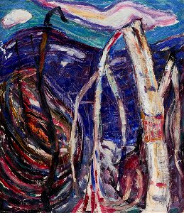 Marsden Hartley - Landscape No. 19 - ASC.2012.68 - Crystal Bridges Museum of American Art. Free illustration for personal and commercial use.