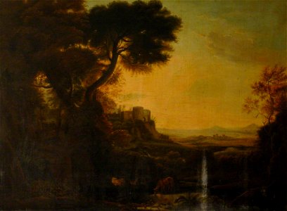 Martha Buckworth (1817-1888) - A Classical Landscape in the Style of Claude - 719422 - National Trust