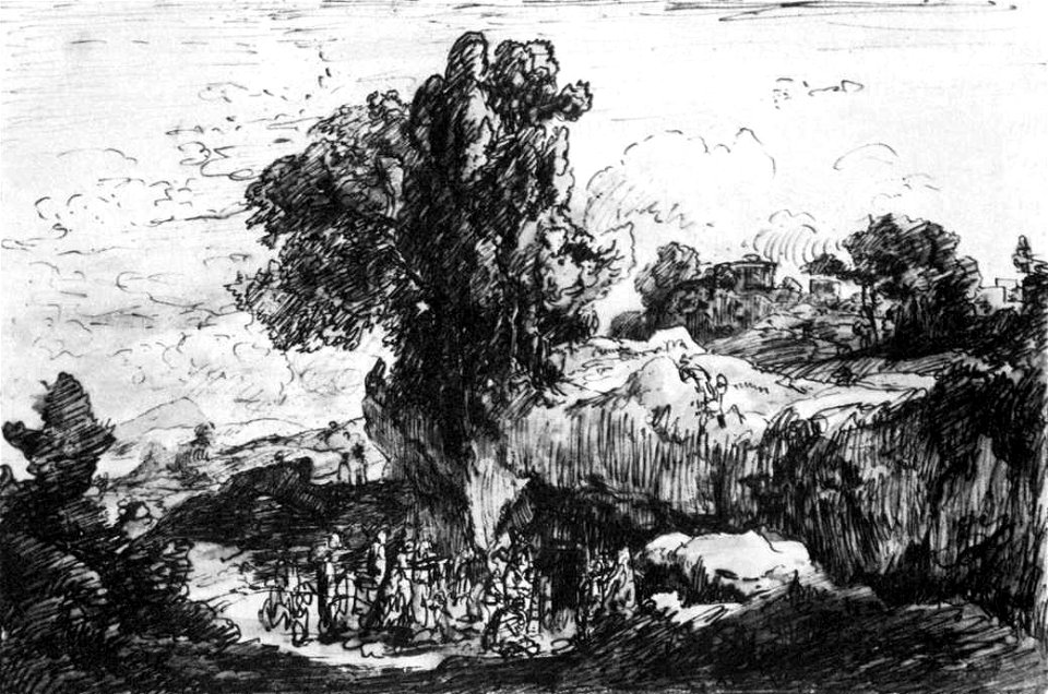 Markó, Károly - Landscape Sketch II