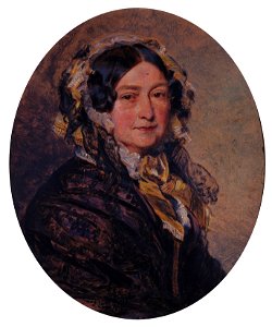 Marshall Claxton (1813-81) - Victoria, Duchess of Kent (1786-1861) - RCIN 408955 - Royal Collection