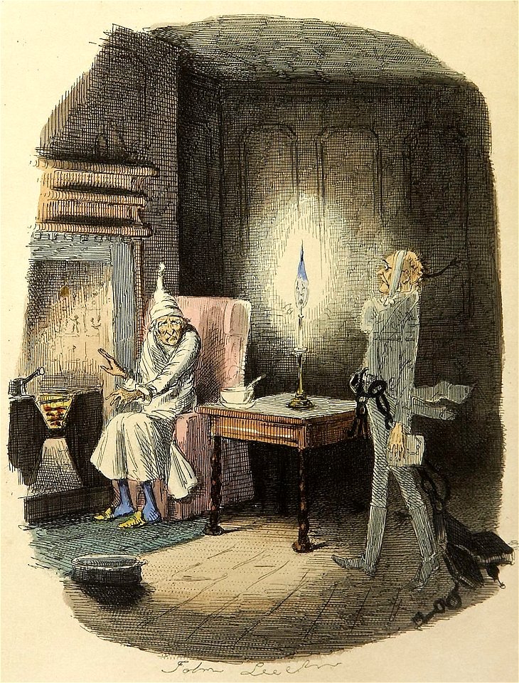 Marley's Ghost-John Leech, 1843 (DYK crop)