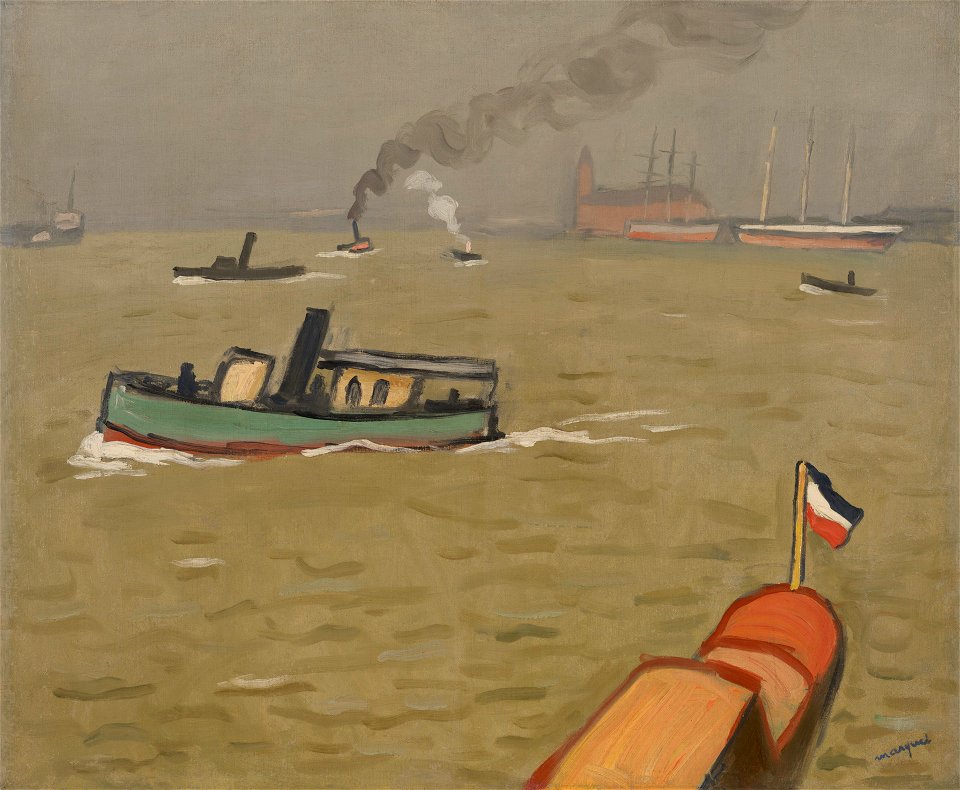 Albert Marquet - Vedette in Hamburg - 1983.7.9 - Yale University Art Gallery