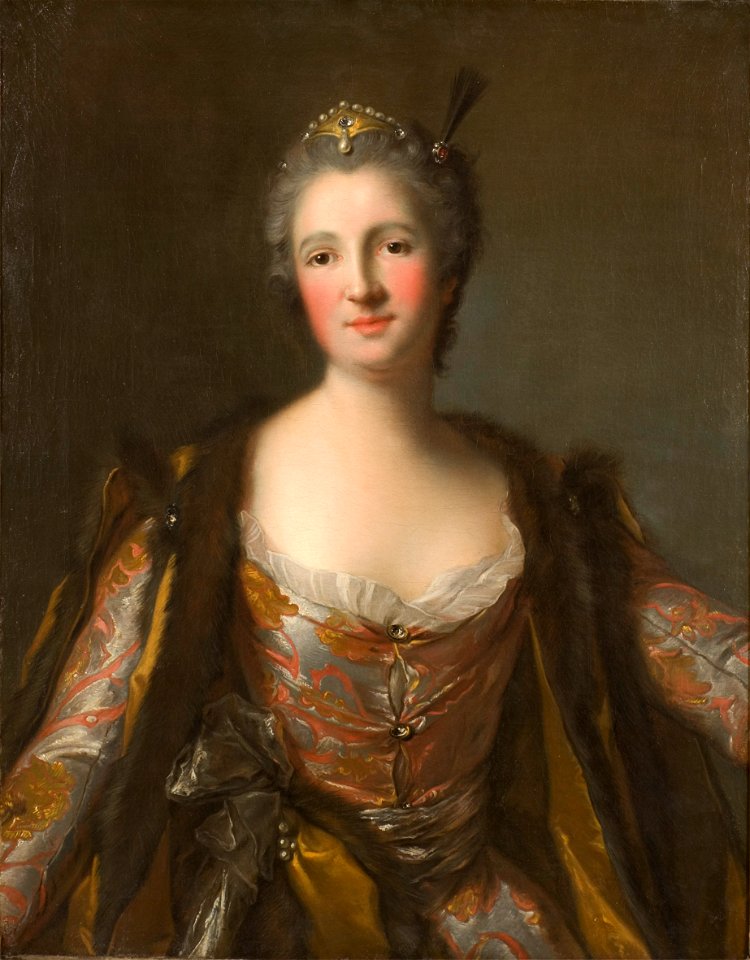 Marquise de Broglie (1718-1777) as Sultana (Jean-Marc Nattier) - Nationalmuseum - 18145