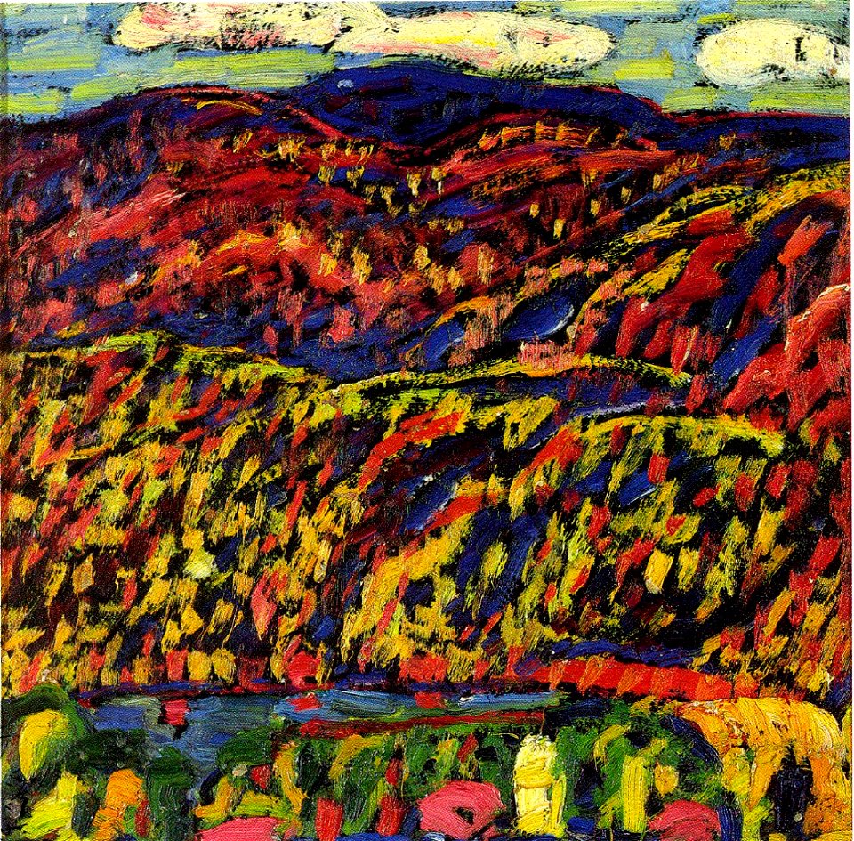 Marsden Hartley - Kezar Lake, Autumn Morning - 1967.42 - Fogg Museum