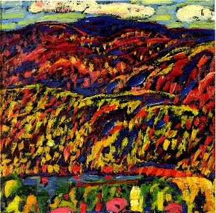 Marsden Hartley - Kezar Lake, Autumn Morning - 1967.42 - Fogg Museum