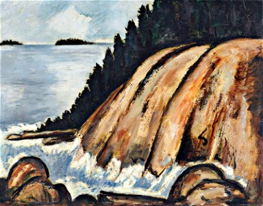 Marsden hartley calm after storm off hurricane island vinal haven main)