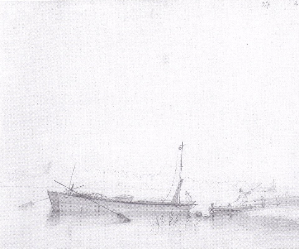 Markus Pernhart - Vordergrundskizze - 1844