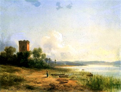 Markó, Károly (Y) - View of the Lake Trasimeno