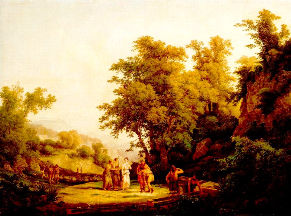 Markó, Károly - Biblical Scene (The Meeting of Jacob and Laban, 1832)