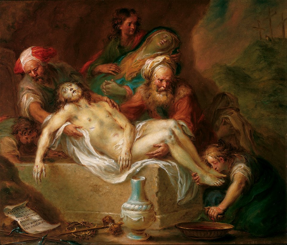Martin Johann Schmidt - Grablegung Christi - 6161 - Österreichische Galerie Belvedere