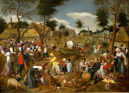 Marten van Cleve - Village feast