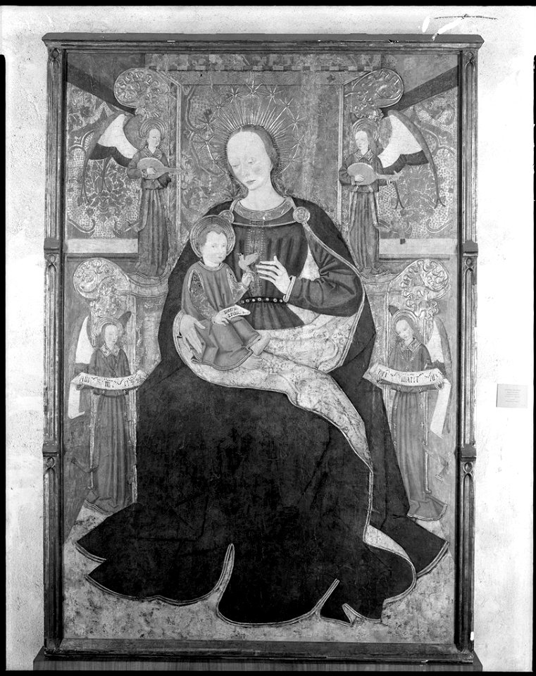 Martin de Soria - Madonna and Child Enthroned with Four Angels - 1969.150 - Harvard Art Museums