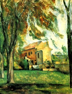 Marronniers et ferme au Jas de Bouffan, par Paul Cézanne, Yorck
