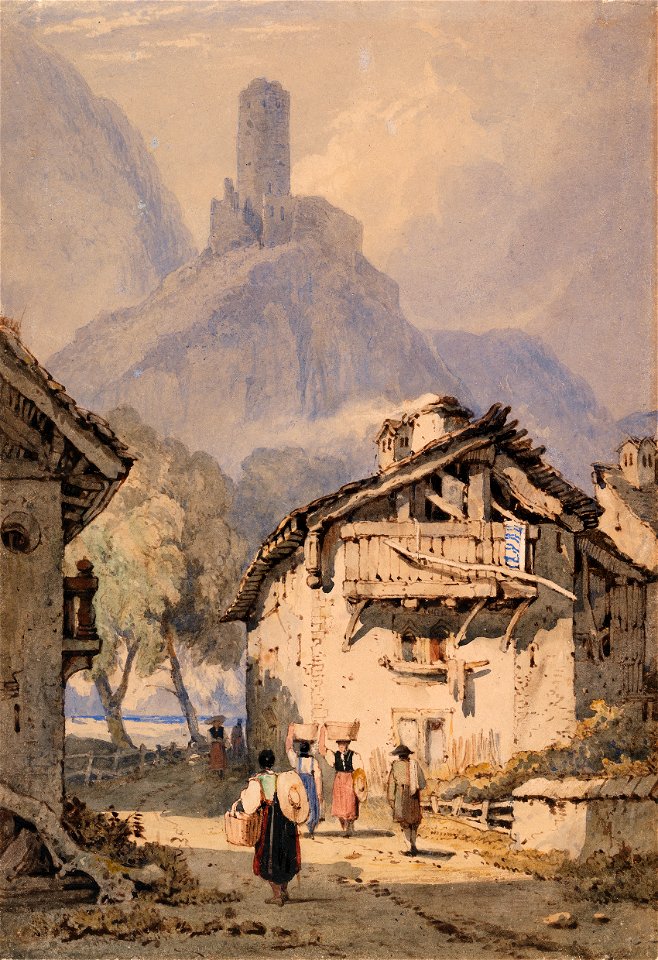 Martigny and La Bâtiaz Fort, Switzerland P4400