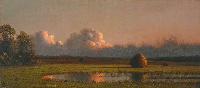 Martin Johnson Heade - Haystacks - promised gift 59 haystacks - Crystal Bridges Museum of American Art