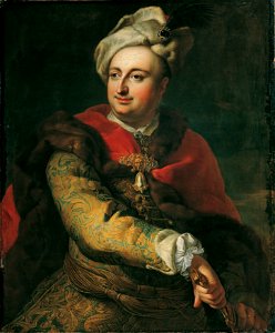 Martin van Meytens d. J. - Bildnis eines Mannes in ungarischer Tracht (Imre Graf Tökölyi^) - 4247 - Kunsthistorisches Museum