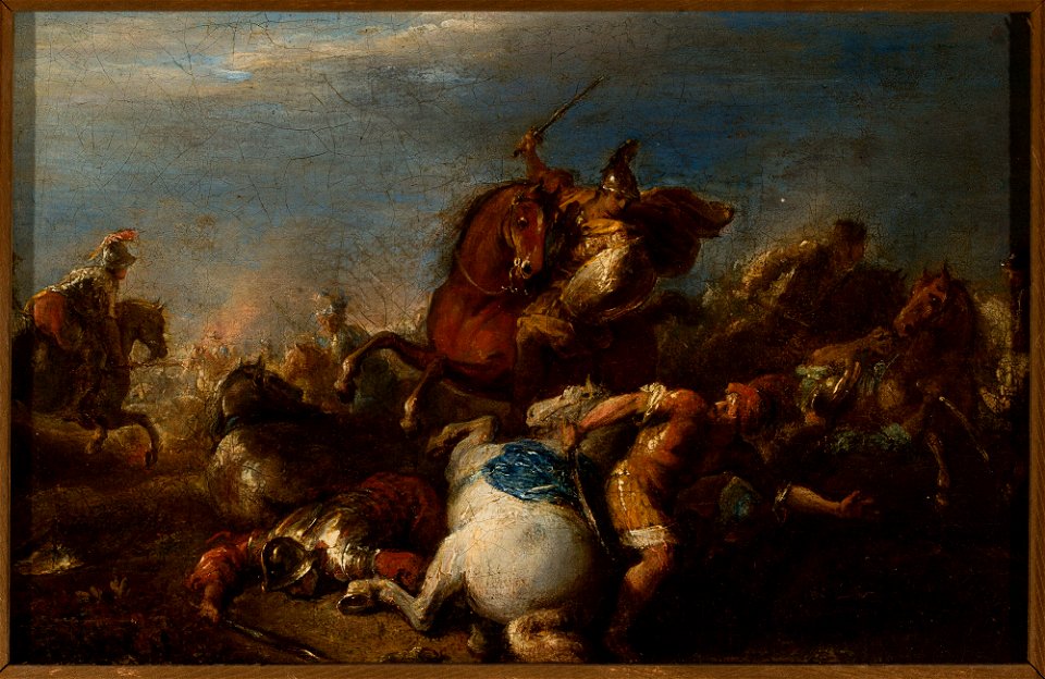 Martin Johann Schmidt - Battle - M.Ob.1248 MNW - National Museum in Warsaw